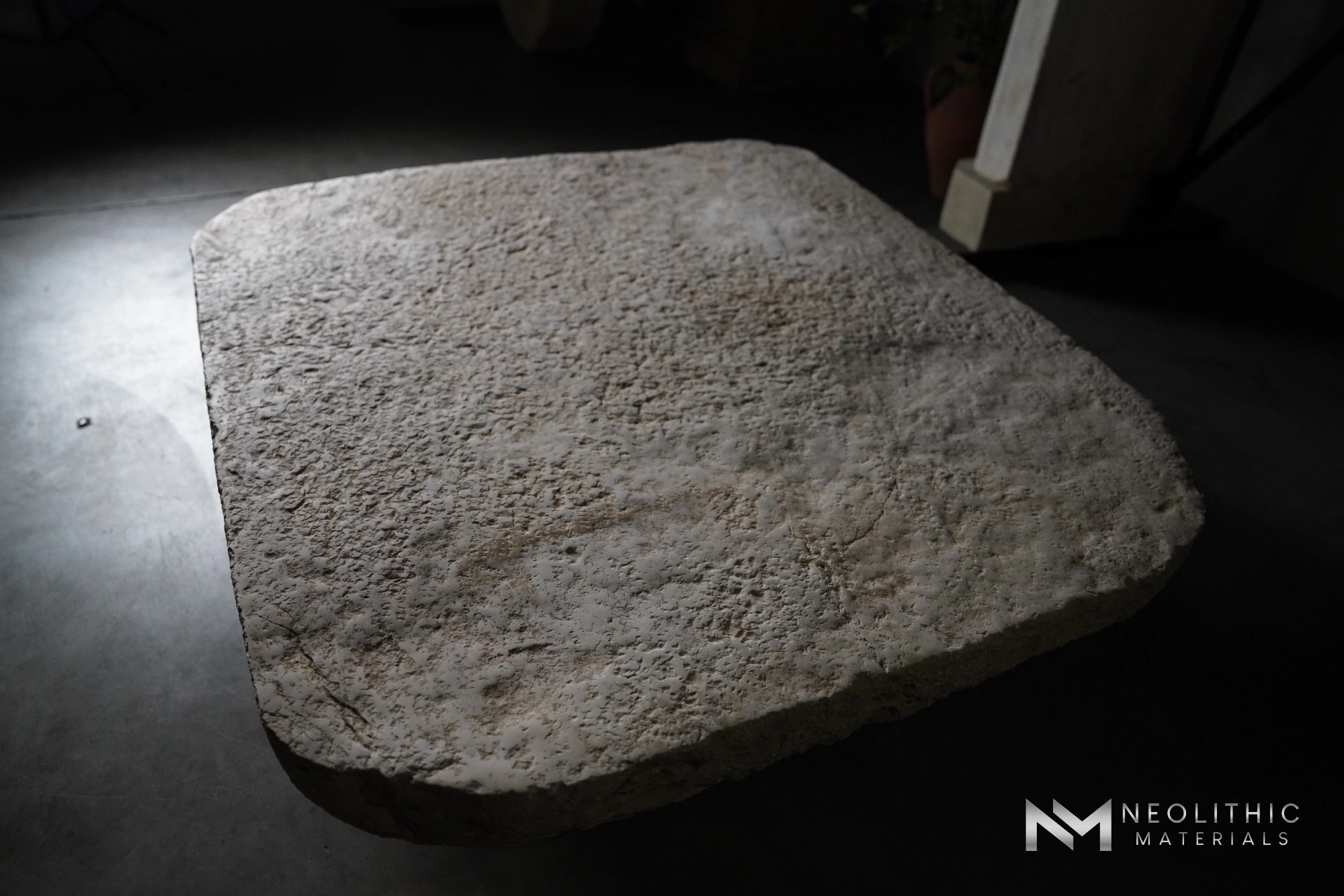 Antique Italian Limestone Table Top - Image 5